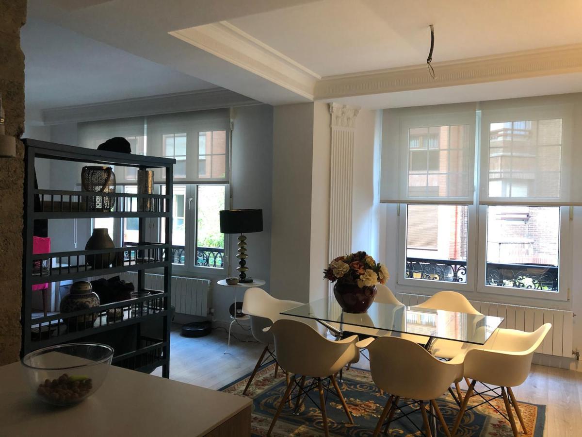 110 M2 Central Apartment In Abando Close To Guggenheim With Parking Bilbao Eksteriør bilde