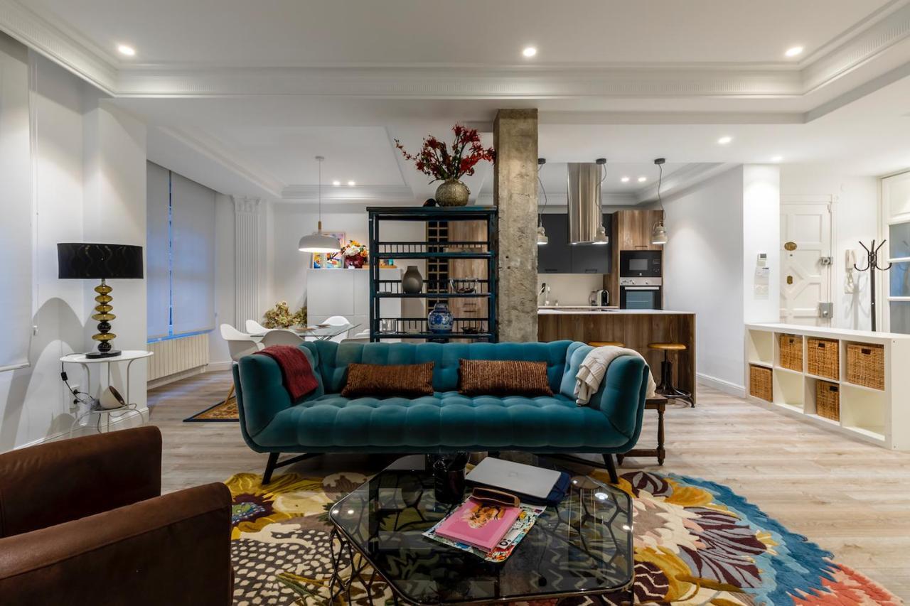 110 M2 Central Apartment In Abando Close To Guggenheim With Parking Bilbao Eksteriør bilde